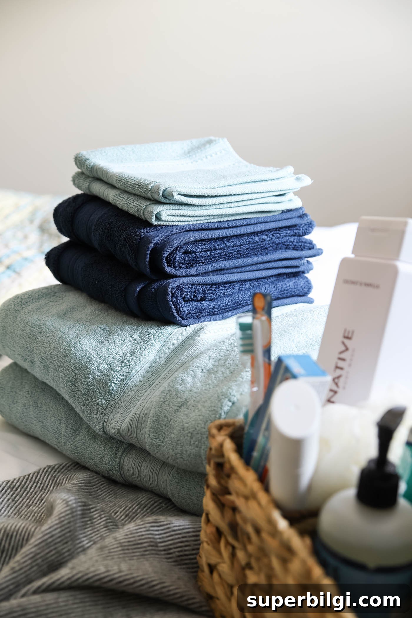 Guest Room Essentials to Make Visitors Feel at Home 5 Extra Towels and Wash cloths for guests