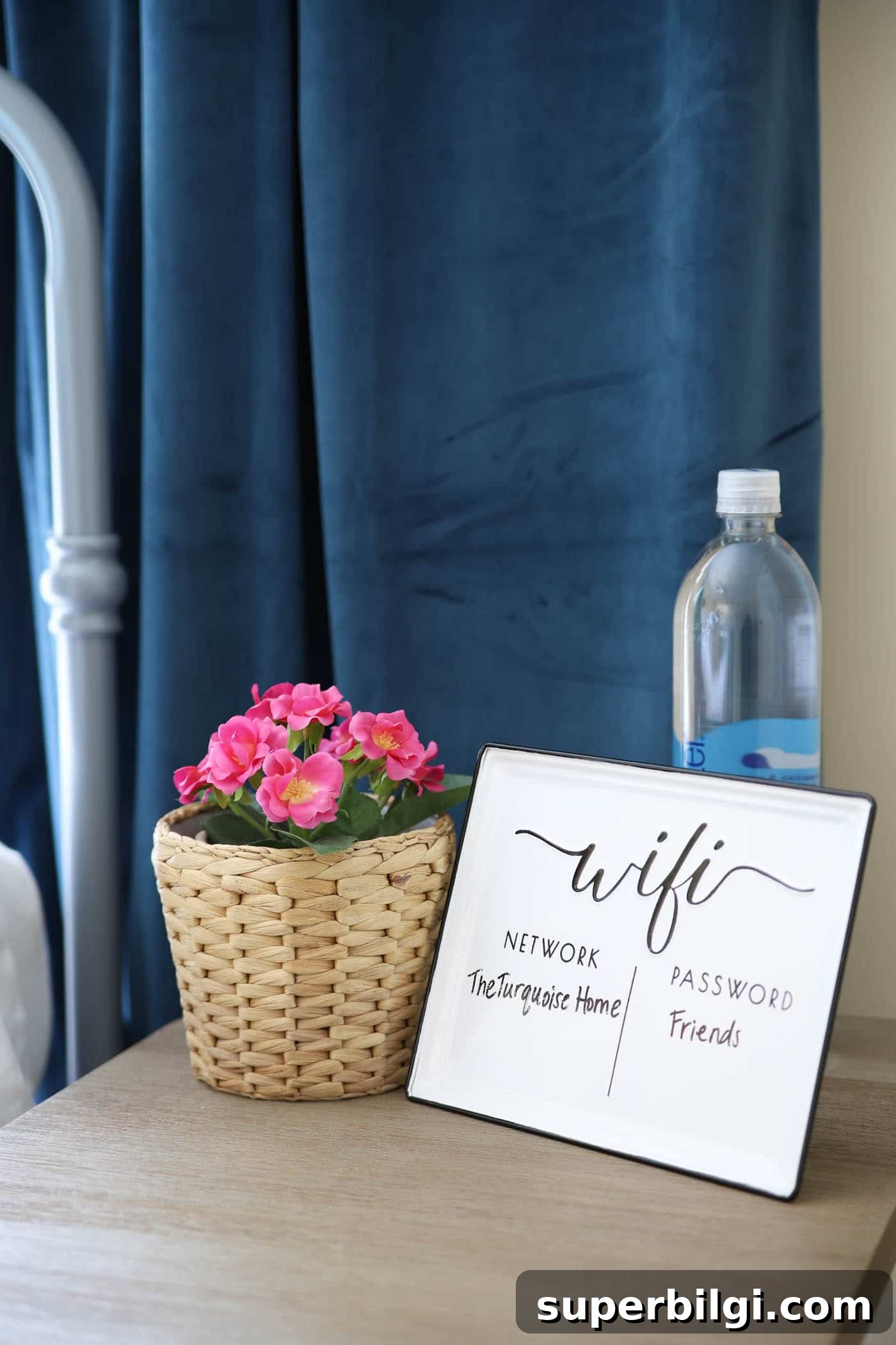 Guest Room Essentials to Make Visitors Feel at Home 7 Wifi Password Sign for Guest Bedroom