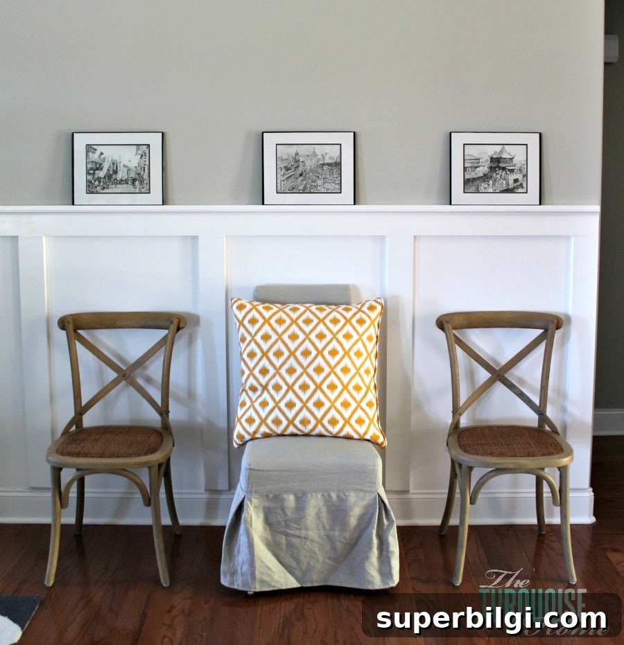 Board and Batten Wall Molding Ideas in the Living Room
