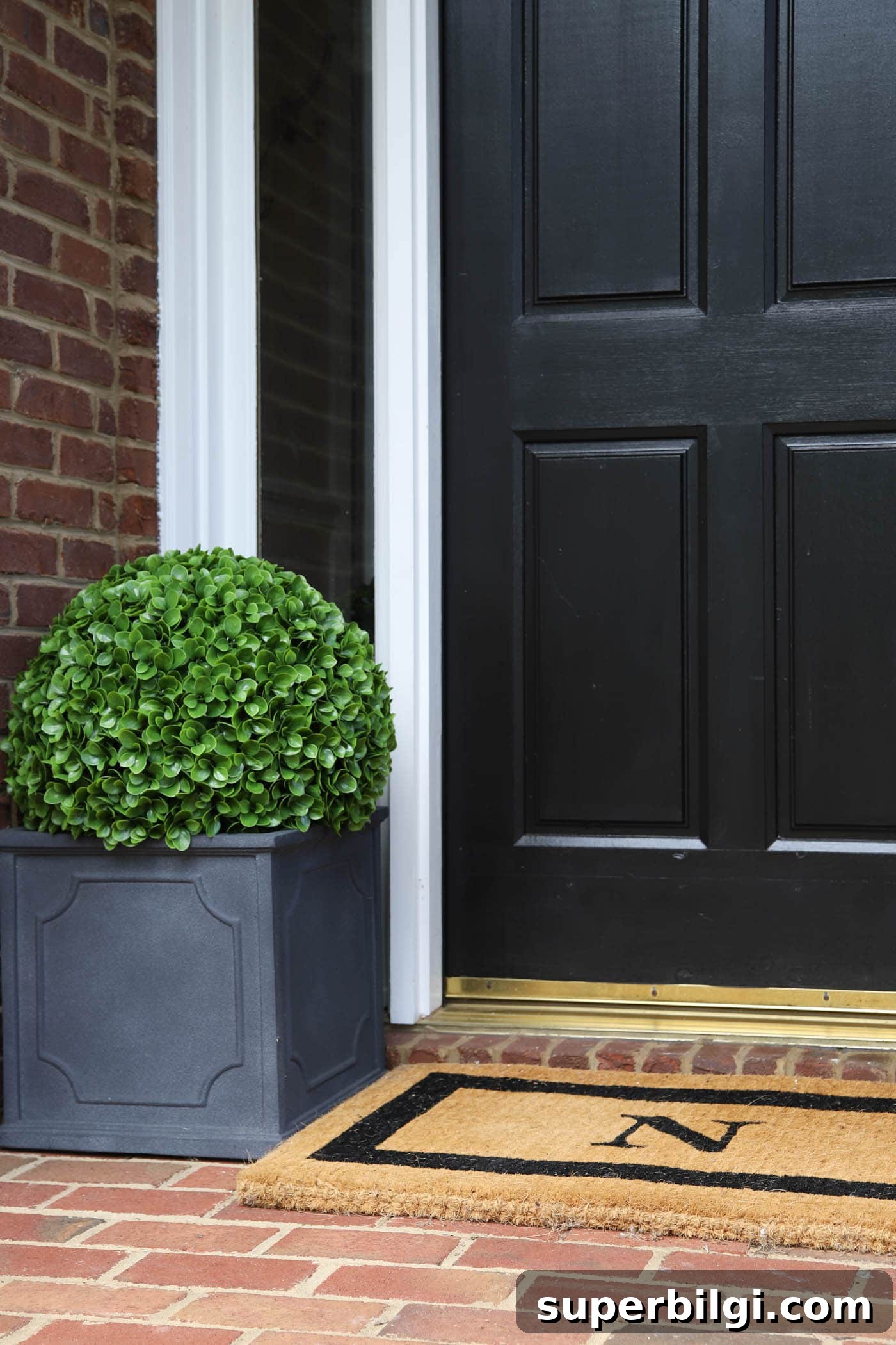 Boost Your Home's Curb Appeal With Front Yard Upgrades 12 Front Porch Curb Appeal with Planters and Topiaries