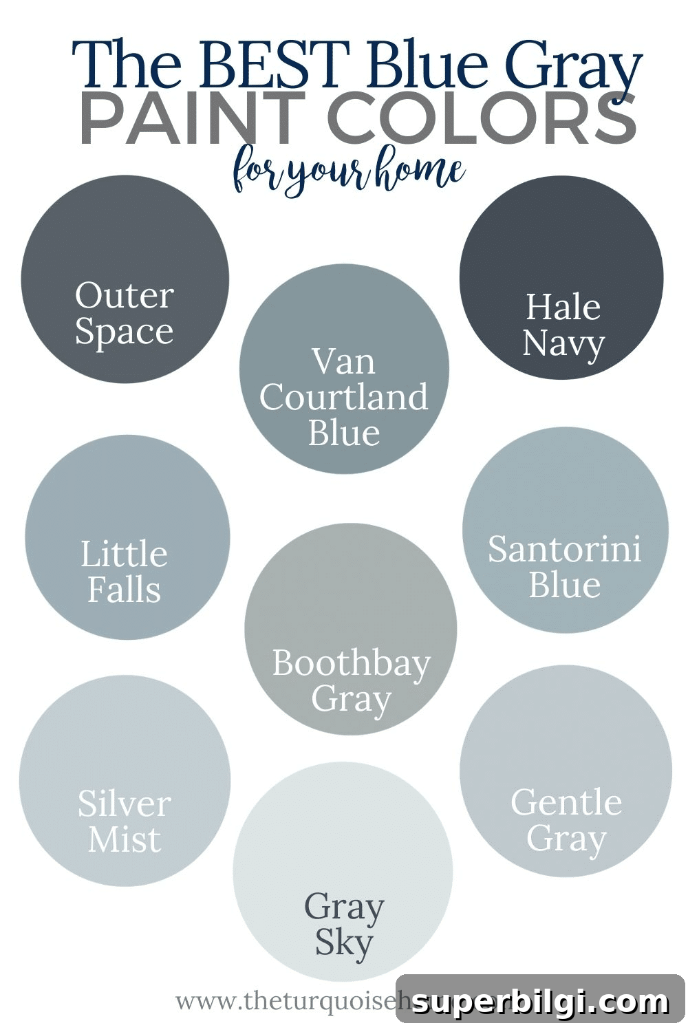 Blue Gray Paint Colors That Flatter Every Room 2 The Best Blue Gray Paint Colors