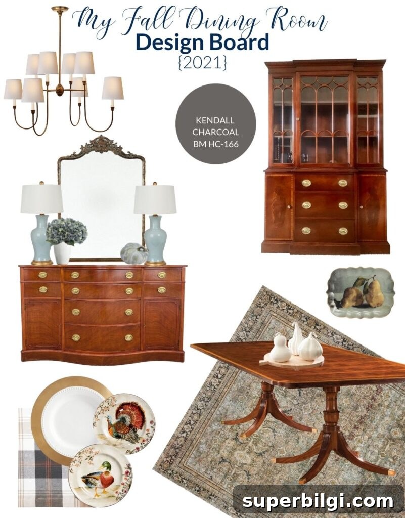 Fall Home Decorating Ideas 2021 4 Fall Dining Room Design Board
