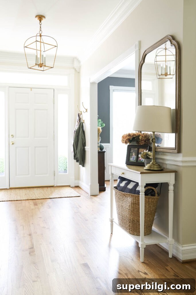 Cozy Fall Dining and Living Room Decor Tour 2 Fall Entry Way Decor