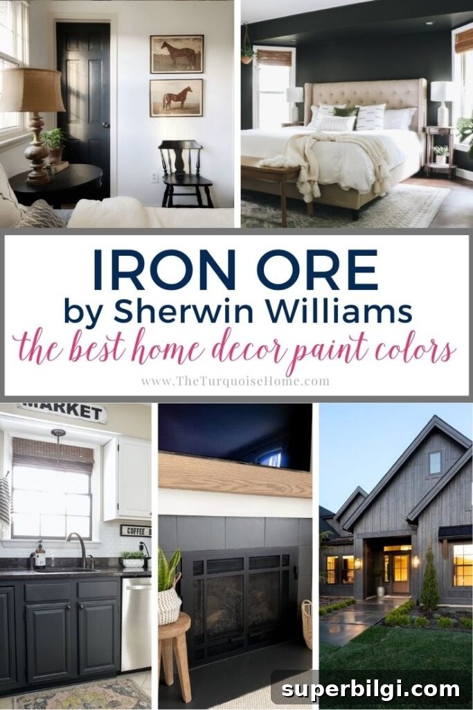 Sherwin-Williams Iron Ore Paint Color Guide 2 Sherwin Williams Iron Ore