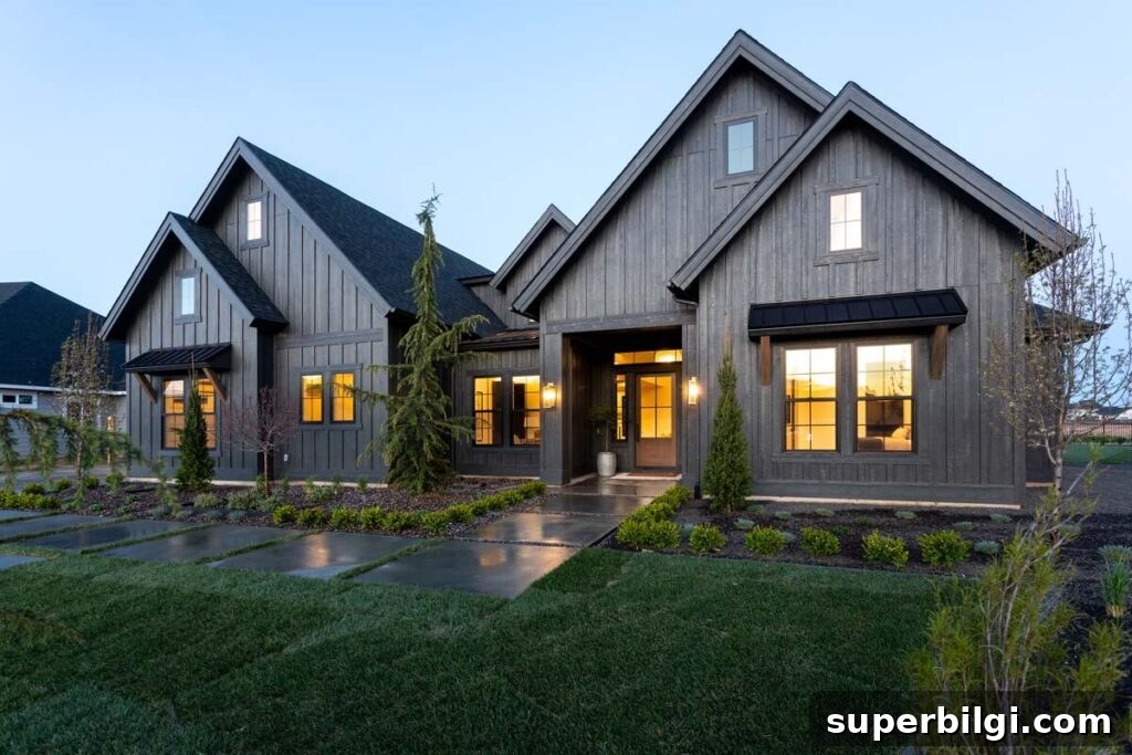 Sherwin-Williams Iron Ore Paint Color Guide 5 Dark charcoal house