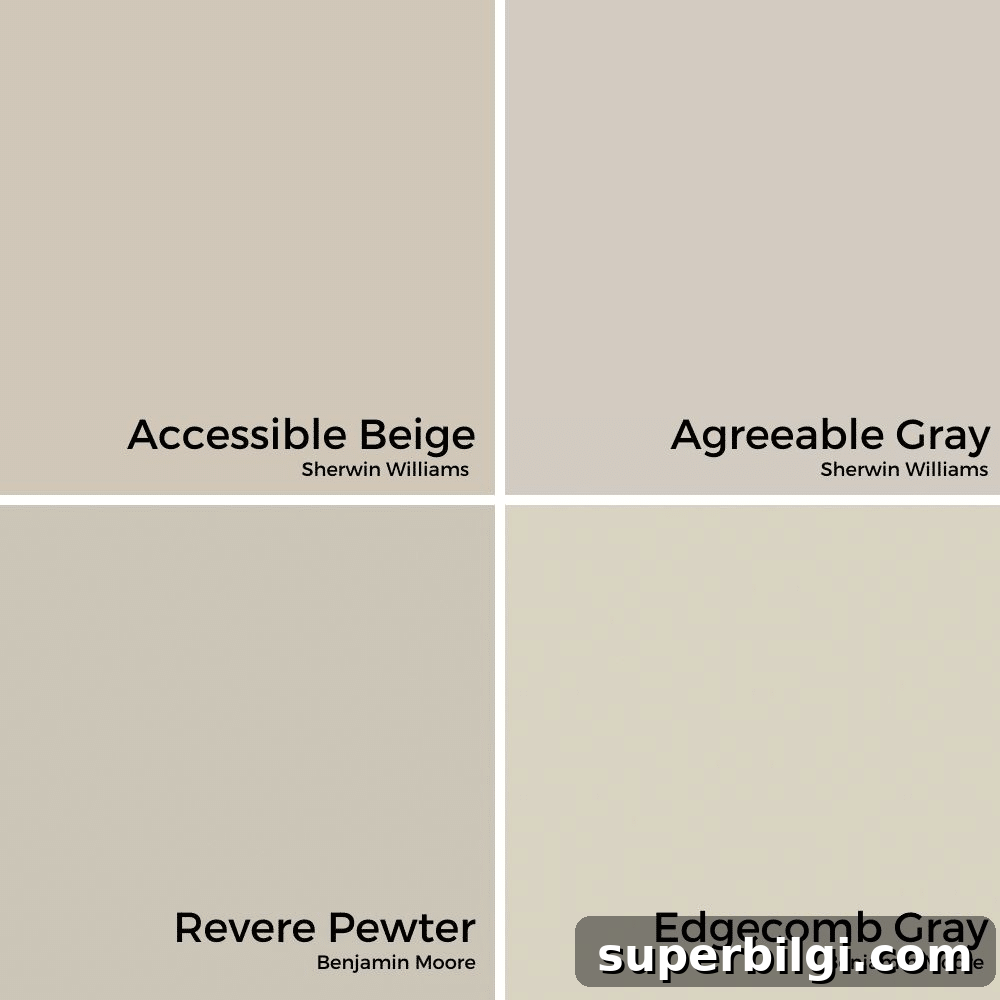 Agreeable Gray vs Accessible Beige