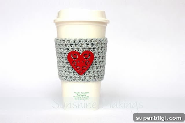 Valentine's Day Coffee Cup Sleeve
