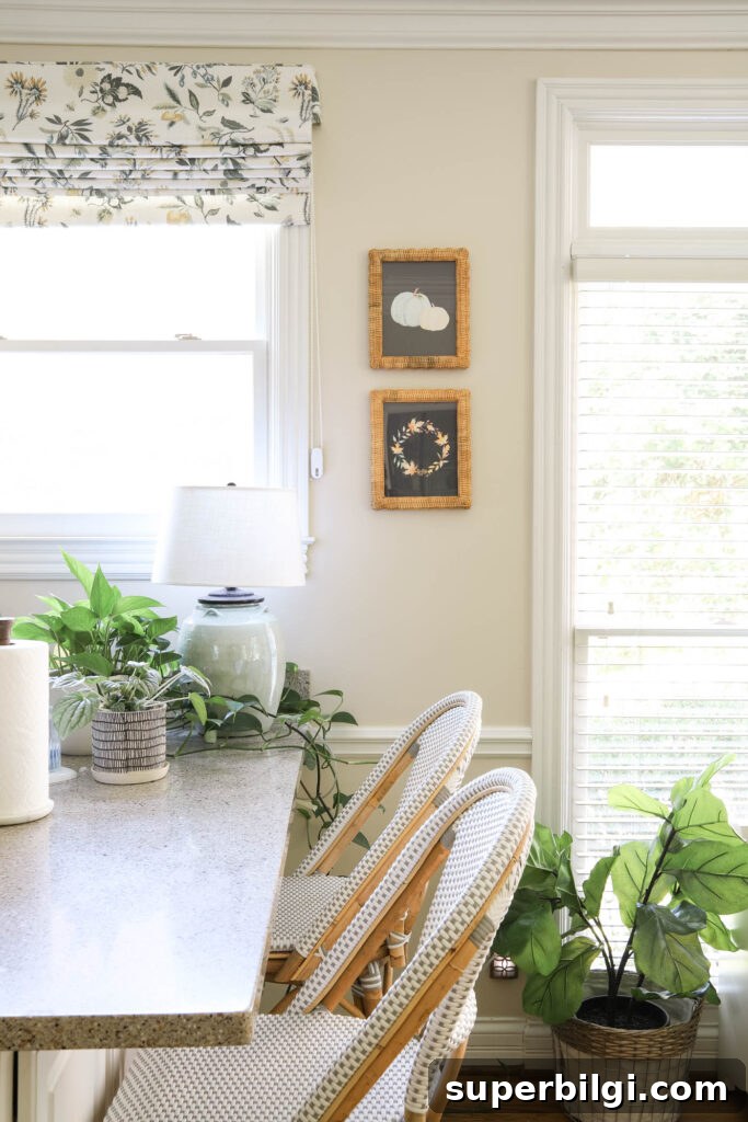 Free Navy and Orange Fall Printable Wall Art 3 Navy Fall Printables in the Kitchen