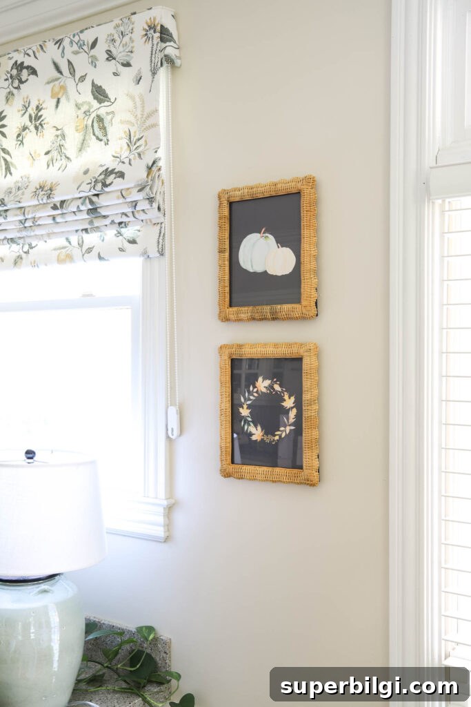 Free Navy and Orange Fall Printable Wall Art 5 Cute Free Fall Navy Printables