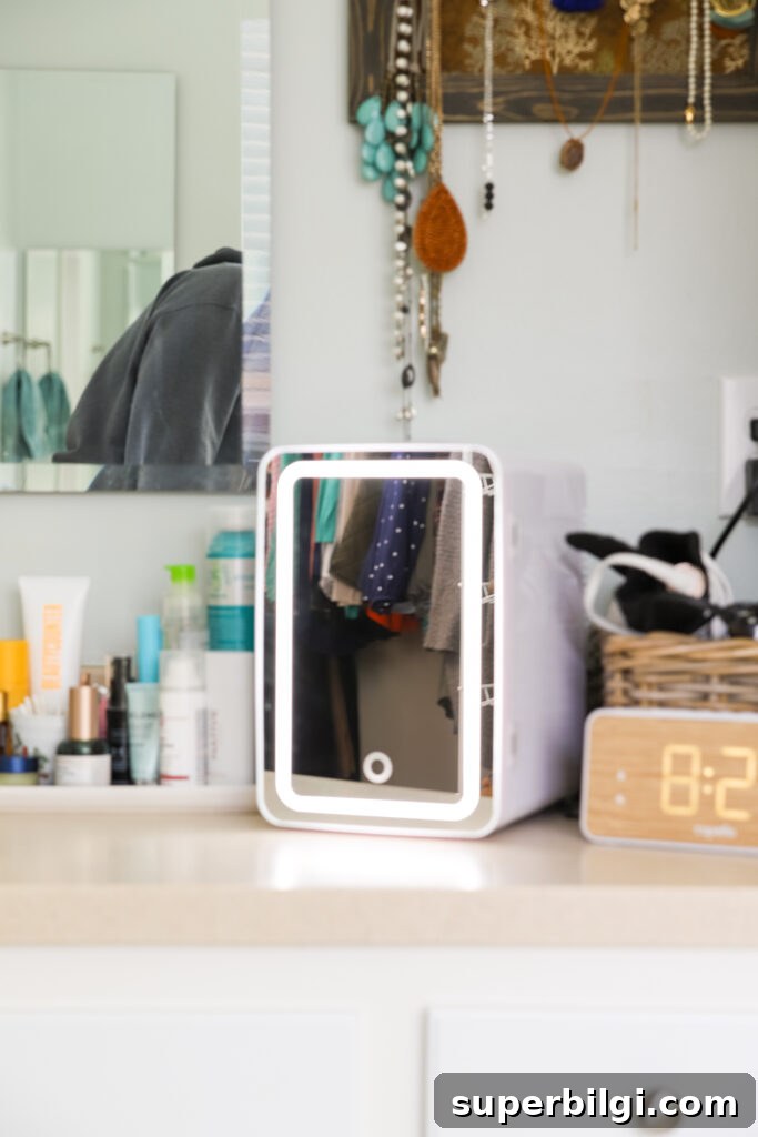 Unique Home Decor Gifts for Design Lovers 4 Mini Fridge for Skincare