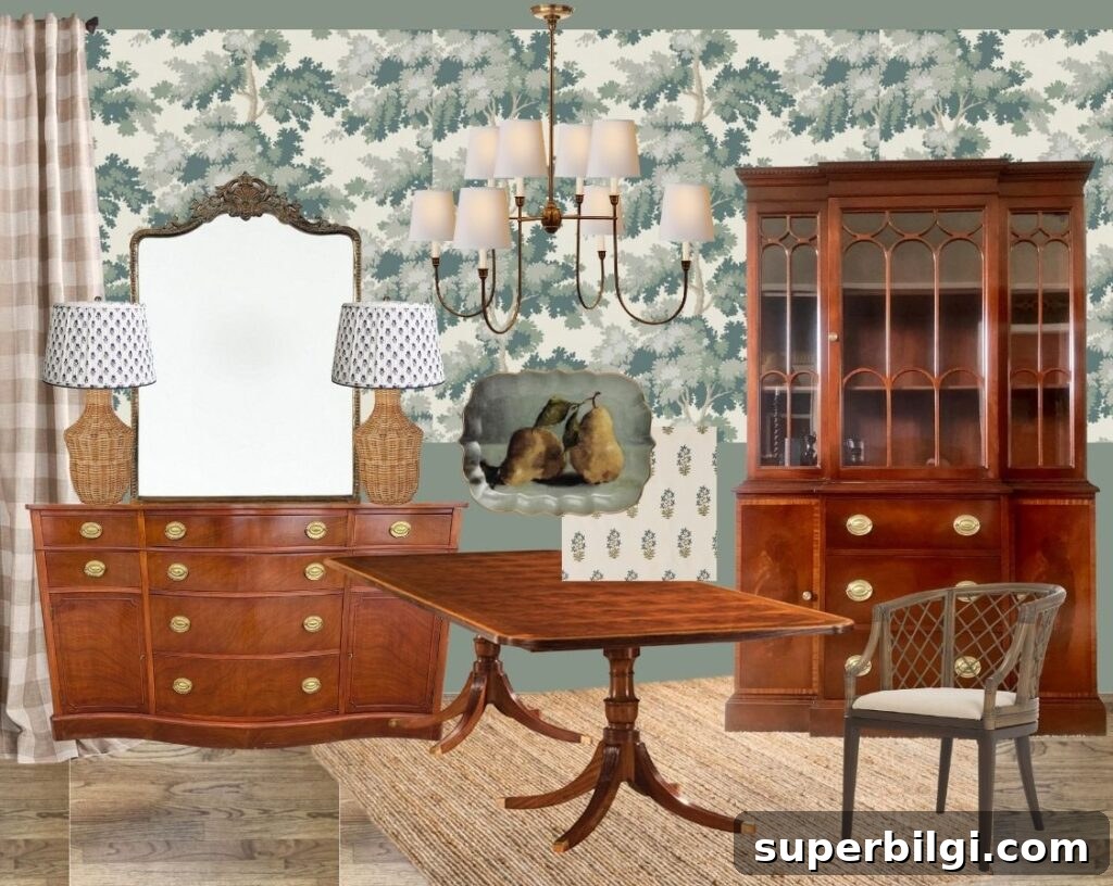 Dining Room Makeover Idea Board