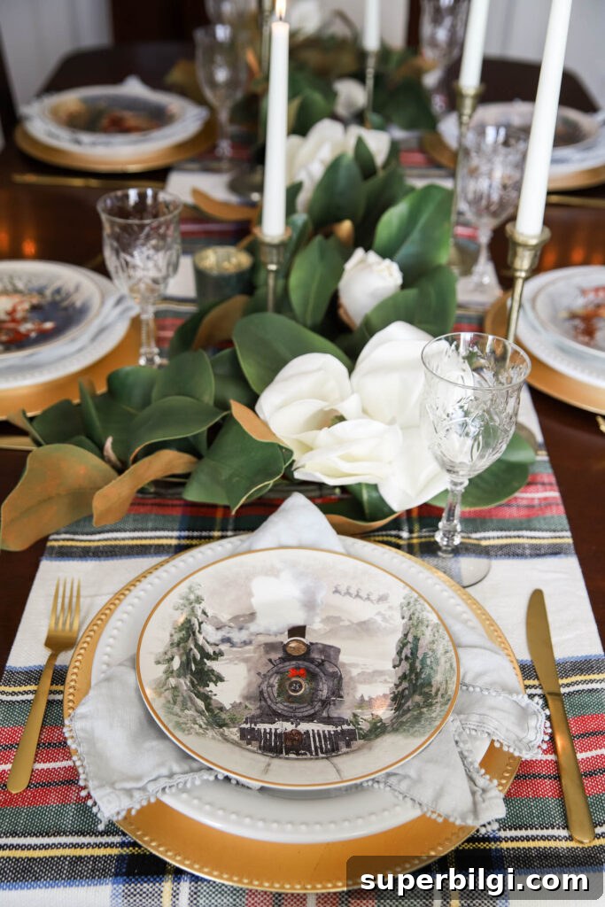 Plaid Holiday Home Decor and Accessories 6 Plaid Table Runner