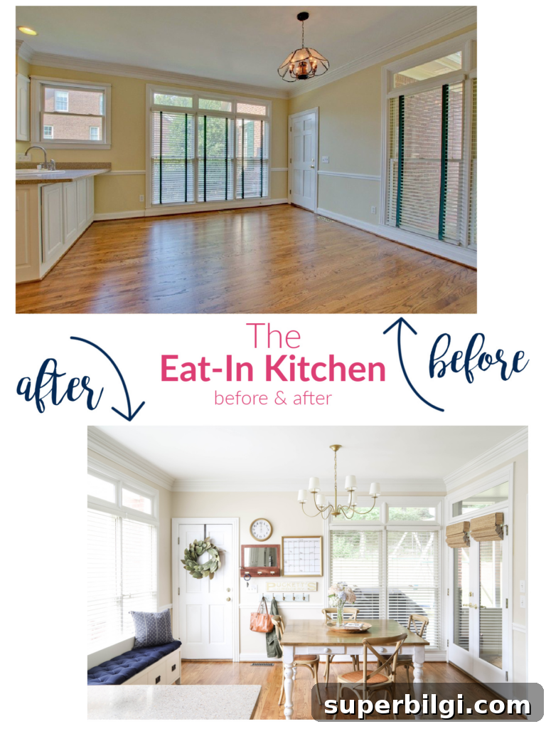 Two-Year Home Renovation: Before and After Tour 7 Classic Eat-In Kitchen Makeover Reveal
