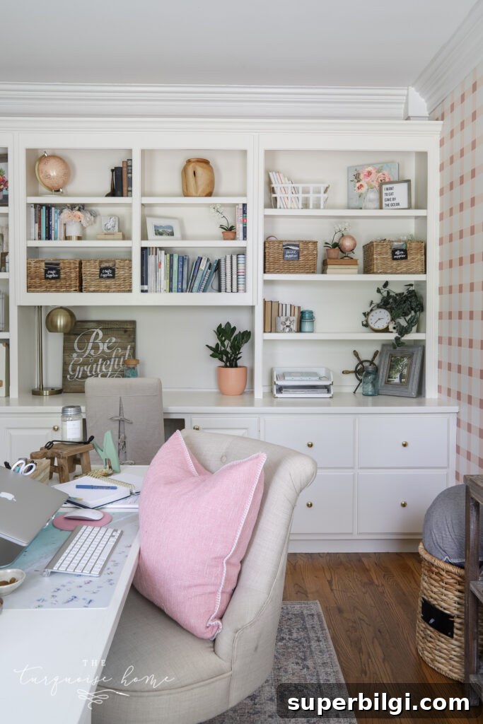 Built-In Bookshelves: Design Ideas, Installation and Styling 5 Built-In with Styled Shelves