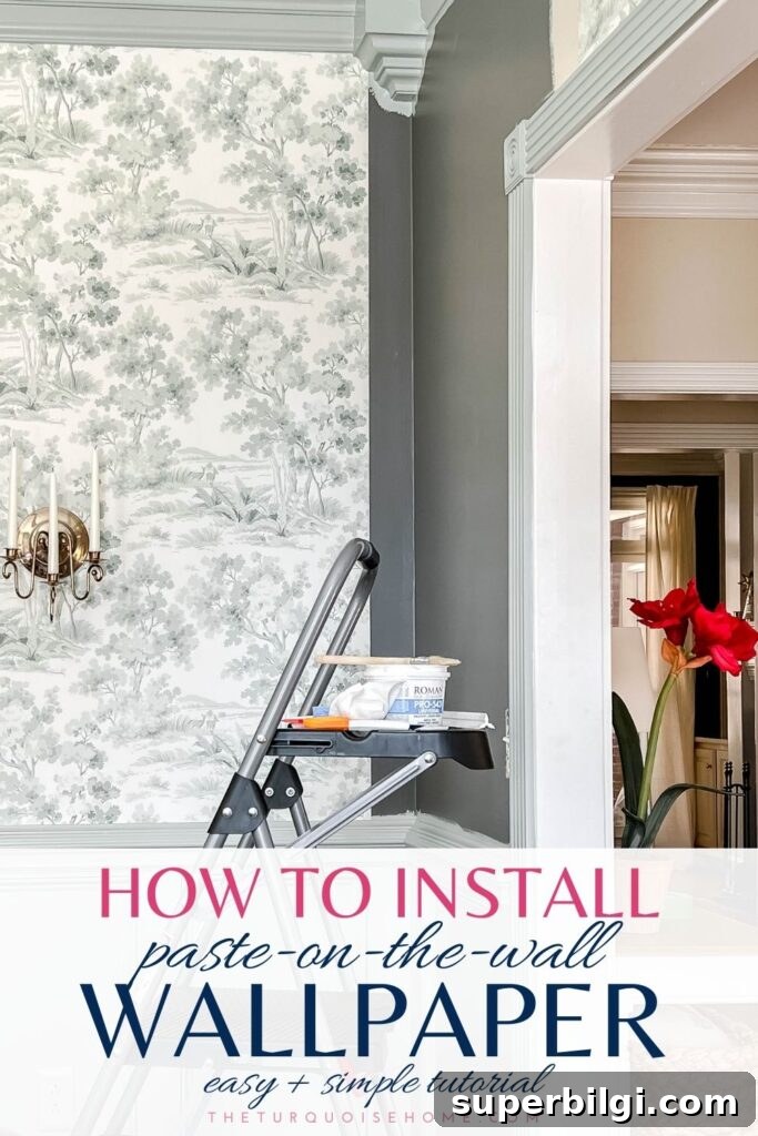 How to Install Paste-the-Wall Wallpaper 2 How to Install Wallpaper (paste-on-the-wall)