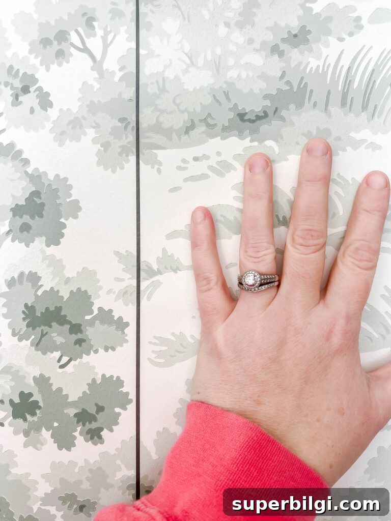 How to Install Paste-the-Wall Wallpaper 6 Match the patterns when wallpapering