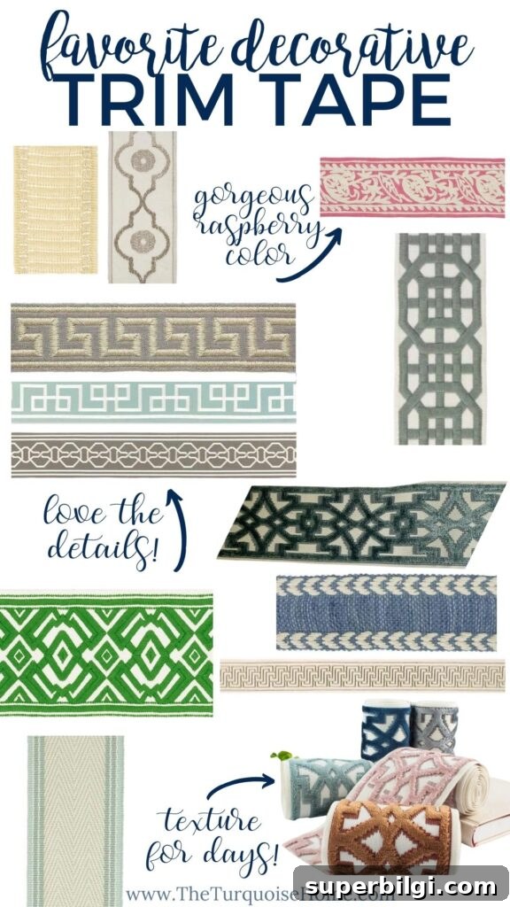 Favorite Trim Tape for Home Decor