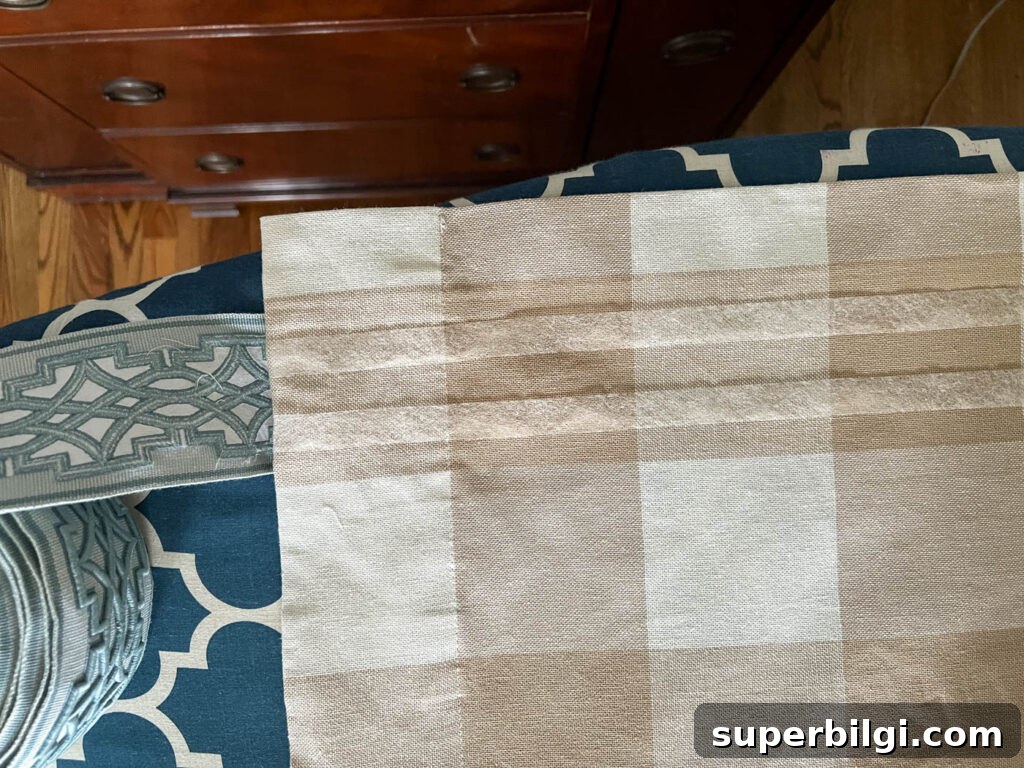 Add Curtain Trim Tape without Sewing
