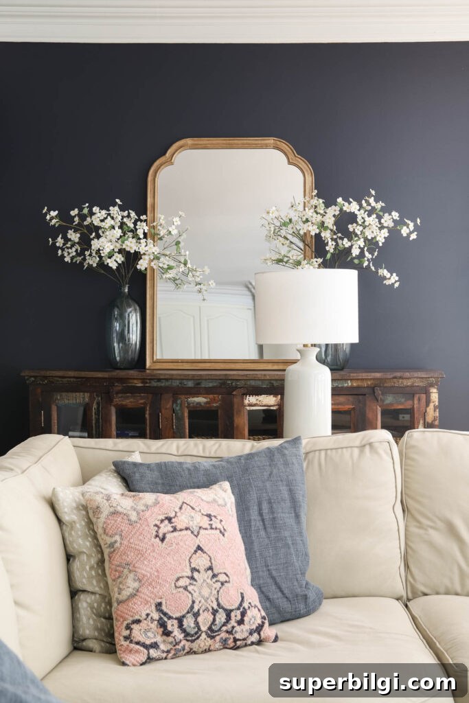 9 Spring Home Decor Ideas to Brighten Your Space 10 Faux dogwood stems in spring vase