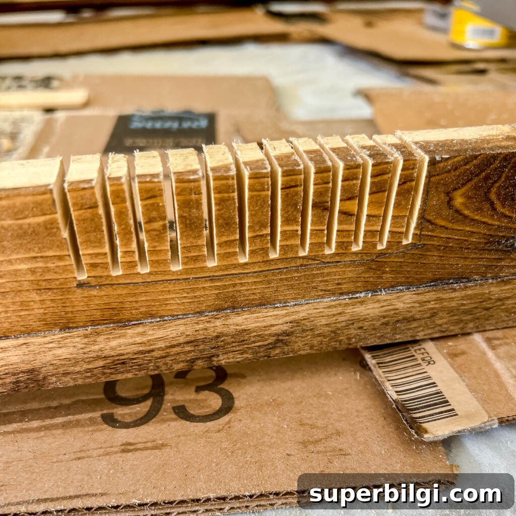 How to Build a Custom Frame for Your Frame TV 10 Tiny cuts make notching out easy