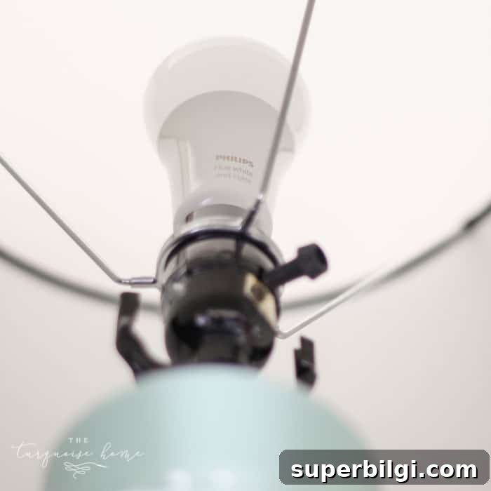 How to Choose the Right Light Bulbs for Your Home 4 Use Phillips Hue light bulbs to make your smart home even smarter! Turn on and off or even dim these lights with voice command.