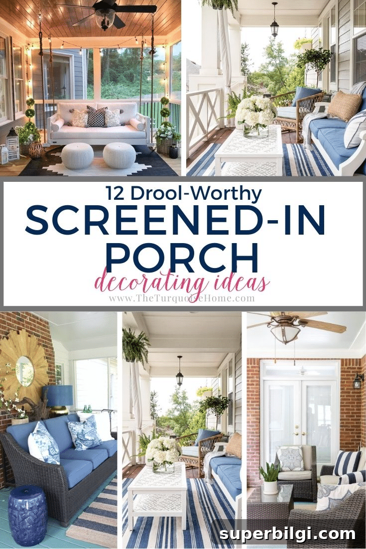 Screened-in Porch Decorating Ideas
