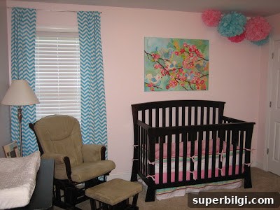 Curtains Update for A's Room: Before and After 5 After: newly hung curtains in child's bedroom