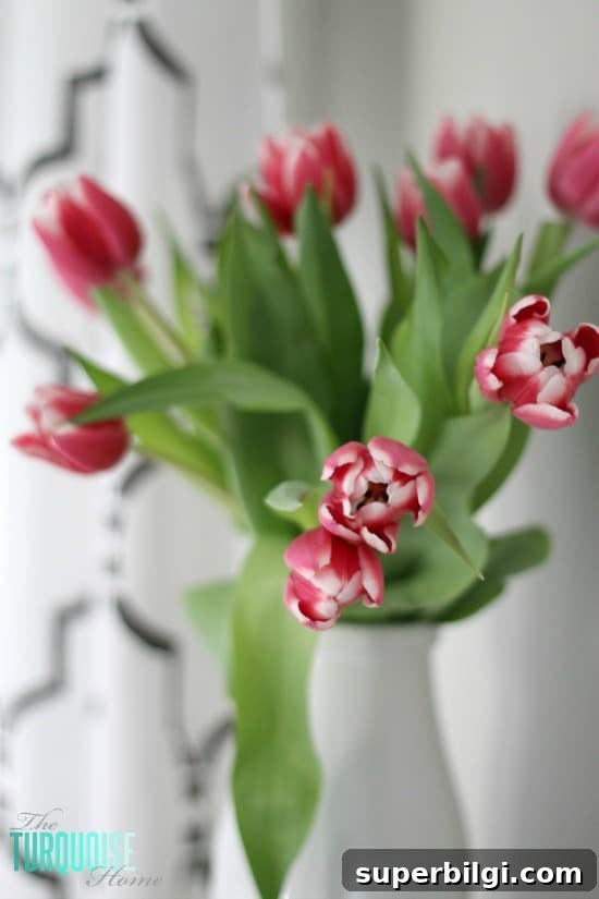 Pink and Turquoise Spring Mantel Decor Ideas 6 Pink & Turquoise Spring Mantel | TheTurquoiseHome.com
