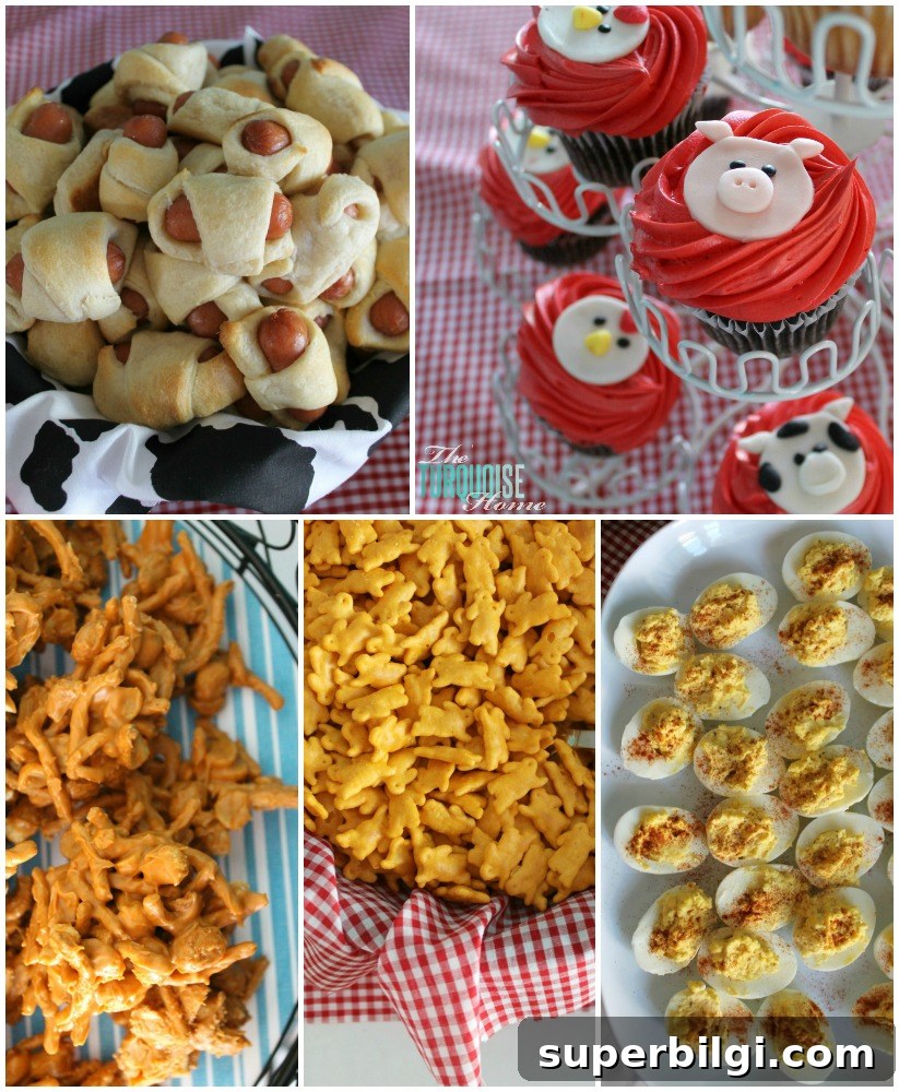 Barnyard Animal Birthday Party {with cute paper banner tutorial} #diy #party #barnyard