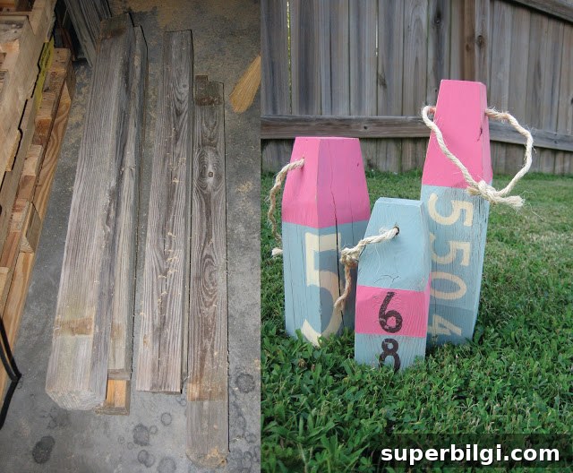 DIY Weathered Wood Beach Buoys for Rustic Coastal Decor 3 DIY Weathered Beach Buoys
