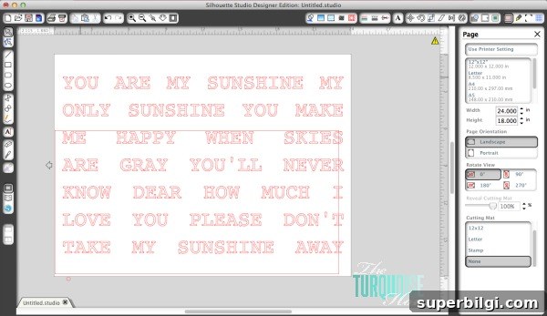You Are My Sunshine DIY Wall Art Tutorial for Nursery 5 DIY Stamped Wall Art | Silhouette Stamping Prep