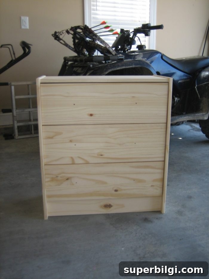 IKEA RAST Nightstand Hack: DIY Stylish Bedroom Makeover 4 Amazing!!! Take a $35 IKEA Rast dresser and a little molding, paint and elbow grease and you'll have a pretty, customized night stand! IKEA Rast Hack Night Stands