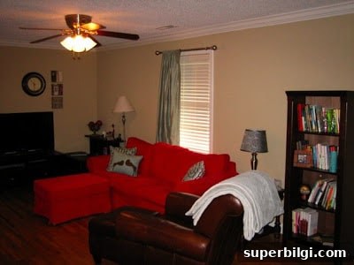 Living Room Design Ideas to Refresh Your Space 2 Living Room with red couch