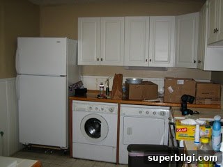 Old House Before Renovation Photos 14 Kitchen before renovation with laundry in kitchen