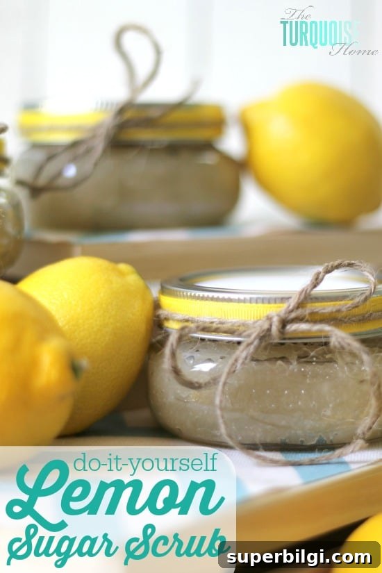 DIY Lemon Sugar Scrub Recipe with Free Printable Labels 2 How to Make Lemon Sugar Scrub {a fabulous Mother's Day gift!}