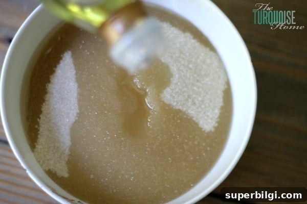 DIY Lemon Sugar Scrub Recipe with Free Printable Labels 4 How to Make Lemon Sugar Scrub