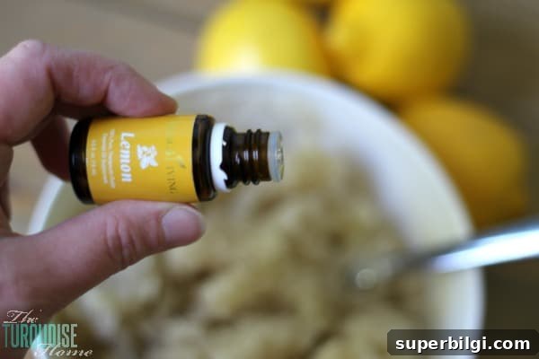 DIY Lemon Sugar Scrub Recipe with Free Printable Labels 6 How to Make Lemon Sugar Scrub