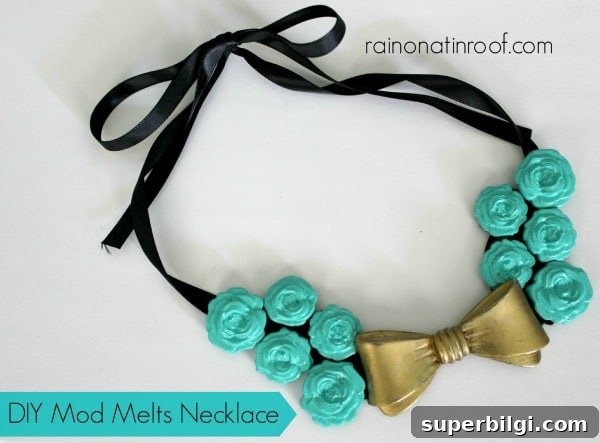 DIY Mod Melts Necklace