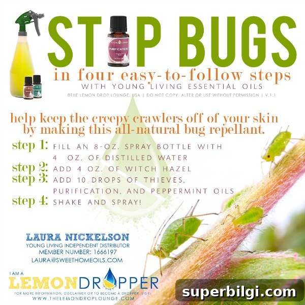 10 Practical Uses for Purification Essential Oil 3 Make your own natural bug spray! | TheTurquoiseHome.com