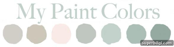 Room-by-Room Paint Colors in My Home 2 My Paint Colors | TheTurquoiseHome.com