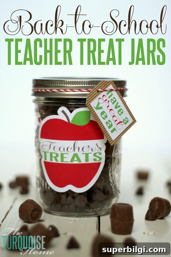 DIY Back-to-School Teacher Treat Jar 2 Back-to-School Teacher Treat Jars