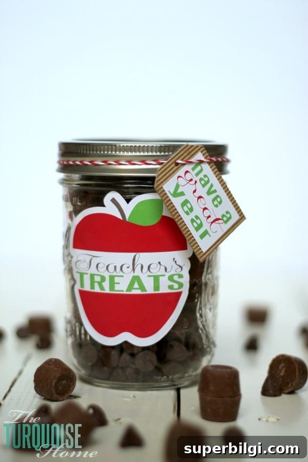 DIY Back-to-School Teacher Treat Jar 3 Back-to-School Teacher Treat Jars