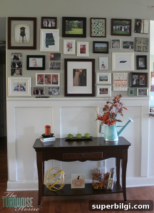 Turquoise and Orange Fall Home Tour: Warm Autumn Decor Ideas 14 Turquoise and Orange Fall Home Tour | TheTurquoiseHome.com