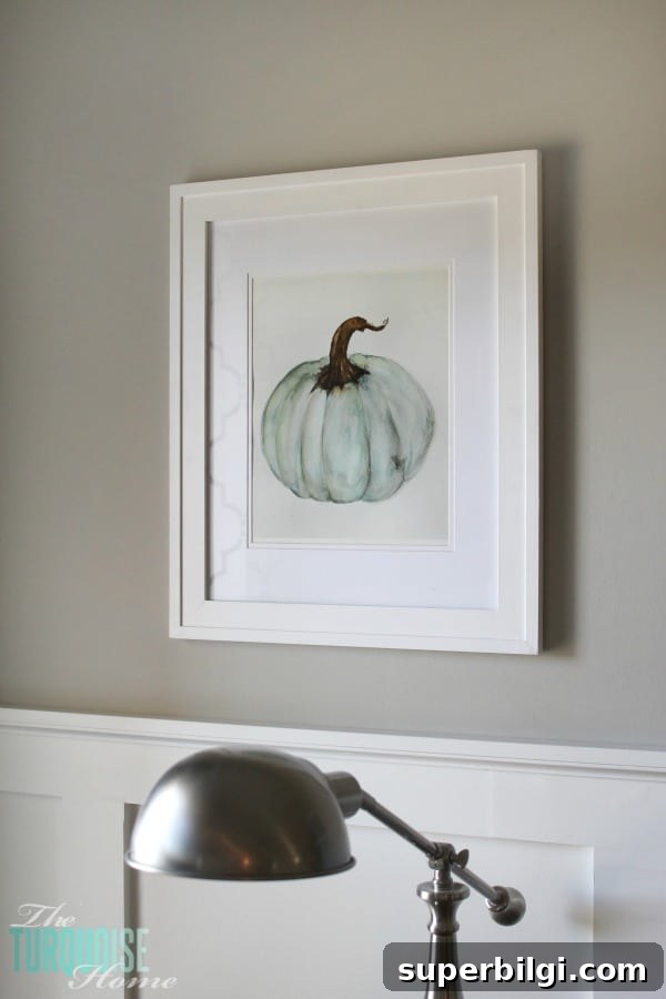 Turquoise and Orange Fall Home Tour: Warm Autumn Decor Ideas 9 Turquoise and Orange Fall Home Tour | TheTurquoiseHome.com