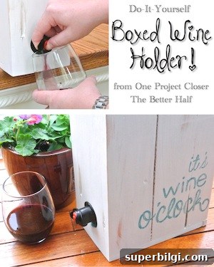 18 DIY Pallet Ideas for Home and Garden 19 DIY Pallet Wine Box