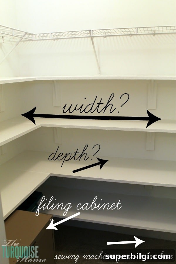 Build Custom Closet Shelves Step-by-Step Guide 3 Measured lines for closet shelves