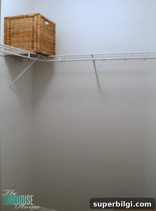 Build Custom Closet Shelves Step-by-Step Guide 6 Marking shelf height with a level