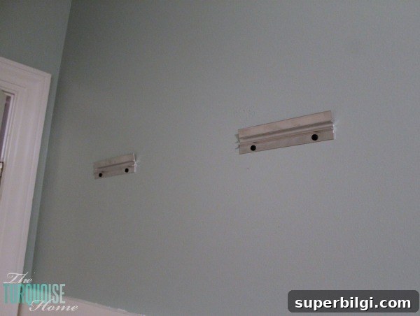French Cleat Picture Hanger for Ironing Board Storage 5 How to Hang the Ironing Board Hanger