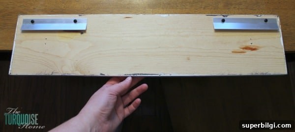 French Cleat Picture Hanger for Ironing Board Storage 6 How to Hang the Ironing Board Hanger