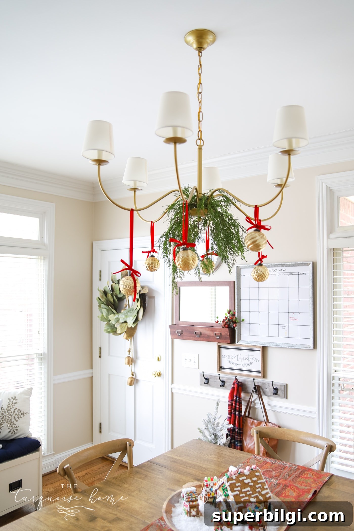 Winter Decor Ideas for Christmas 7 Red and Gold Christmas Kitchen